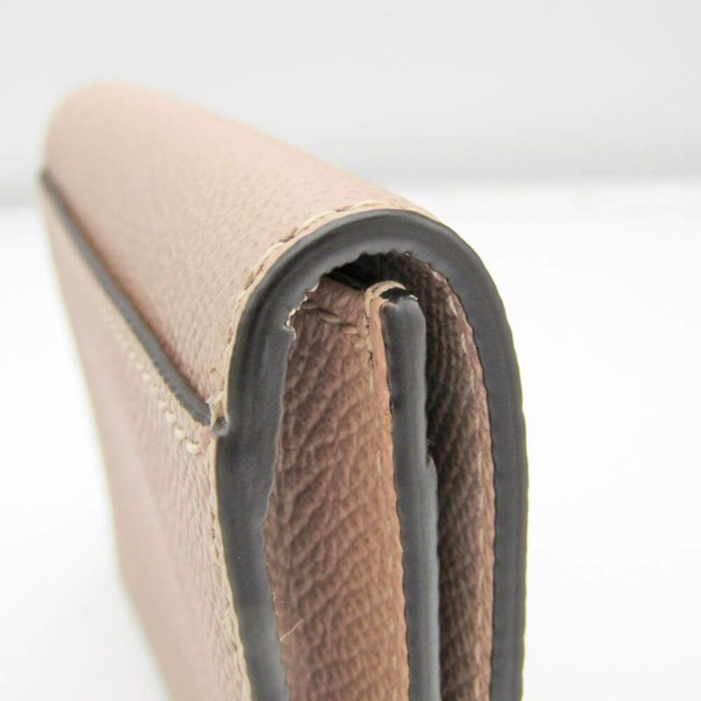 Salvatore Ferragamo Gancini Pink Leather Wallet (Pre-Owned) - Picture 9 of 11